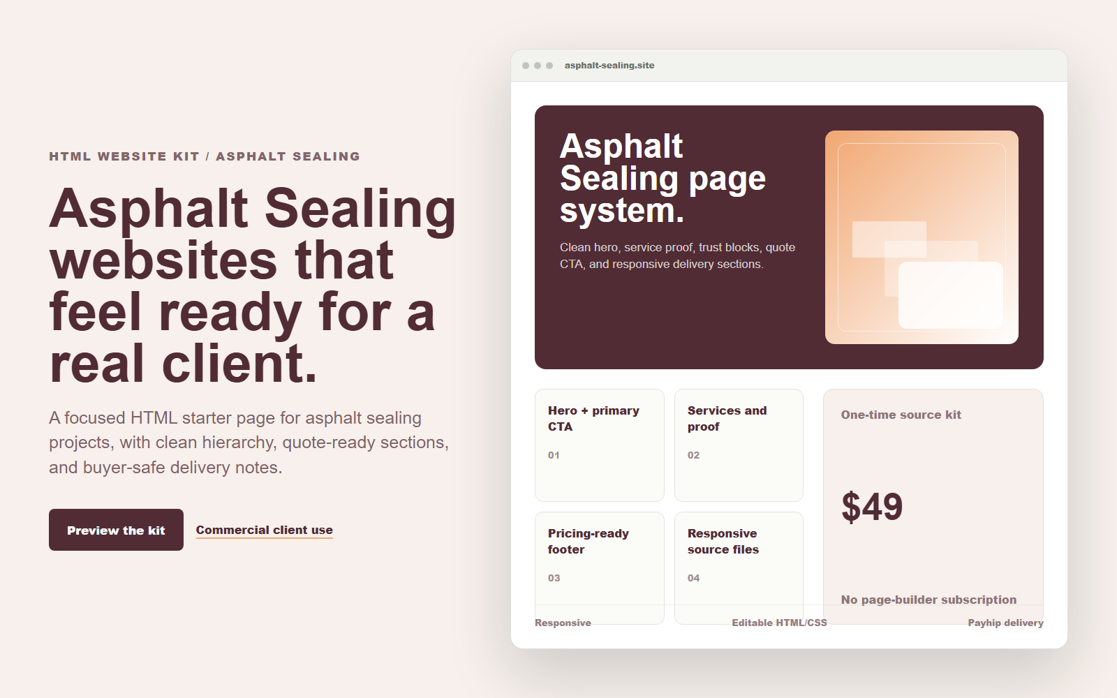 Local Service Agency Starter Pack - 10 HTML Templates desktop and mobile preview