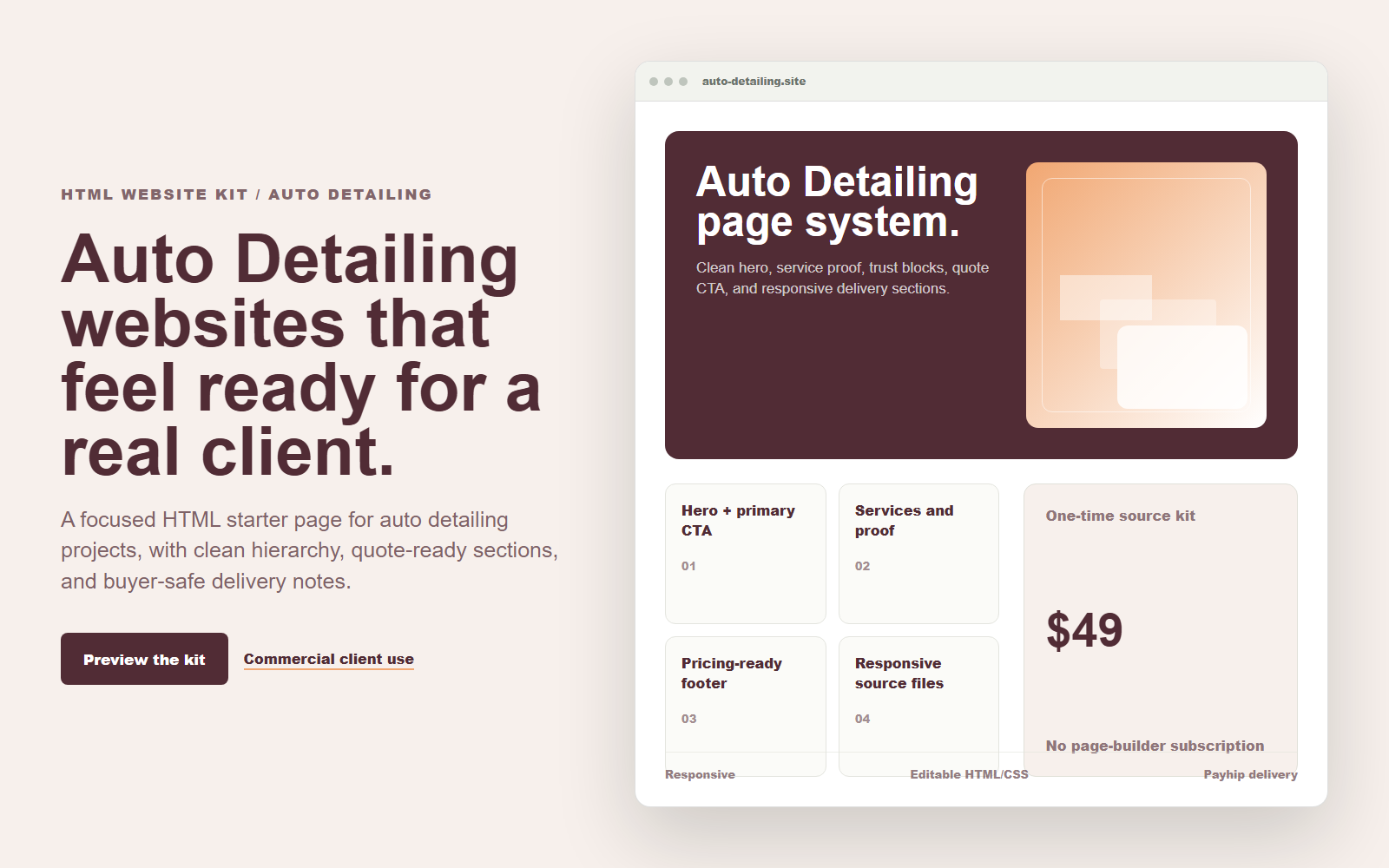 Local Service Agency Starter Pack - 10 HTML Templates desktop and mobile preview