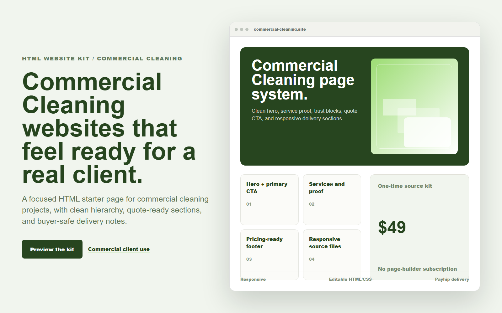 Local Service Agency Starter Pack - 10 HTML Templates desktop and mobile preview