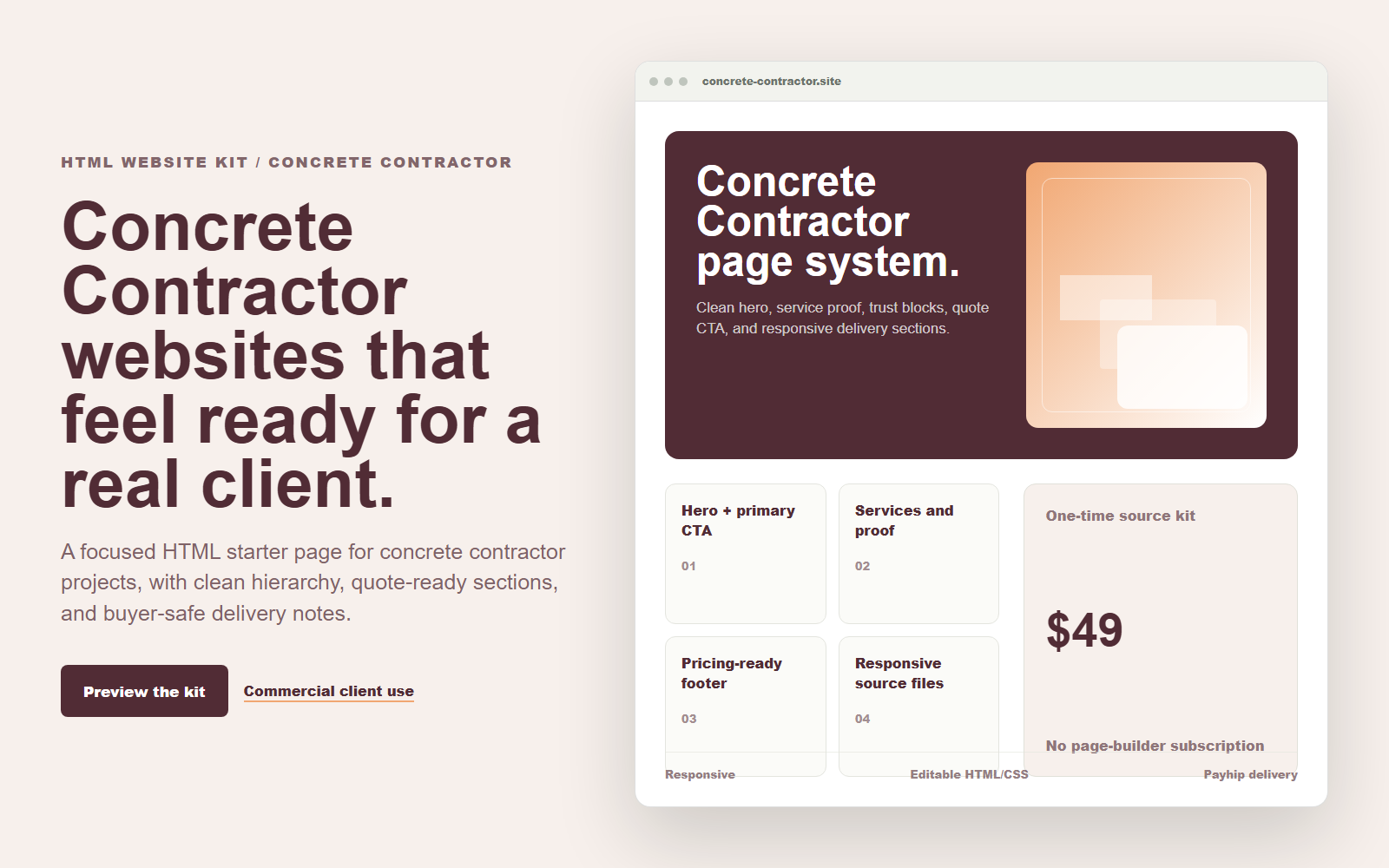 Local Service Agency Starter Pack - 10 HTML Templates desktop and mobile preview