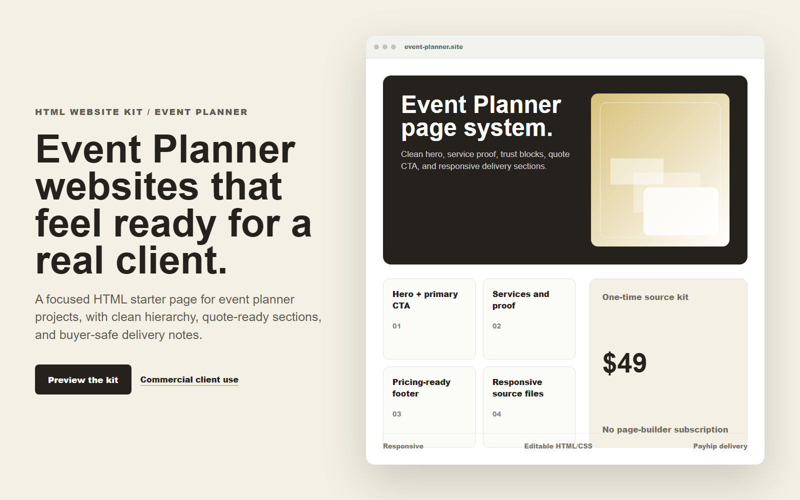 Local Service Agency Starter Pack - 10 HTML Templates desktop and mobile preview