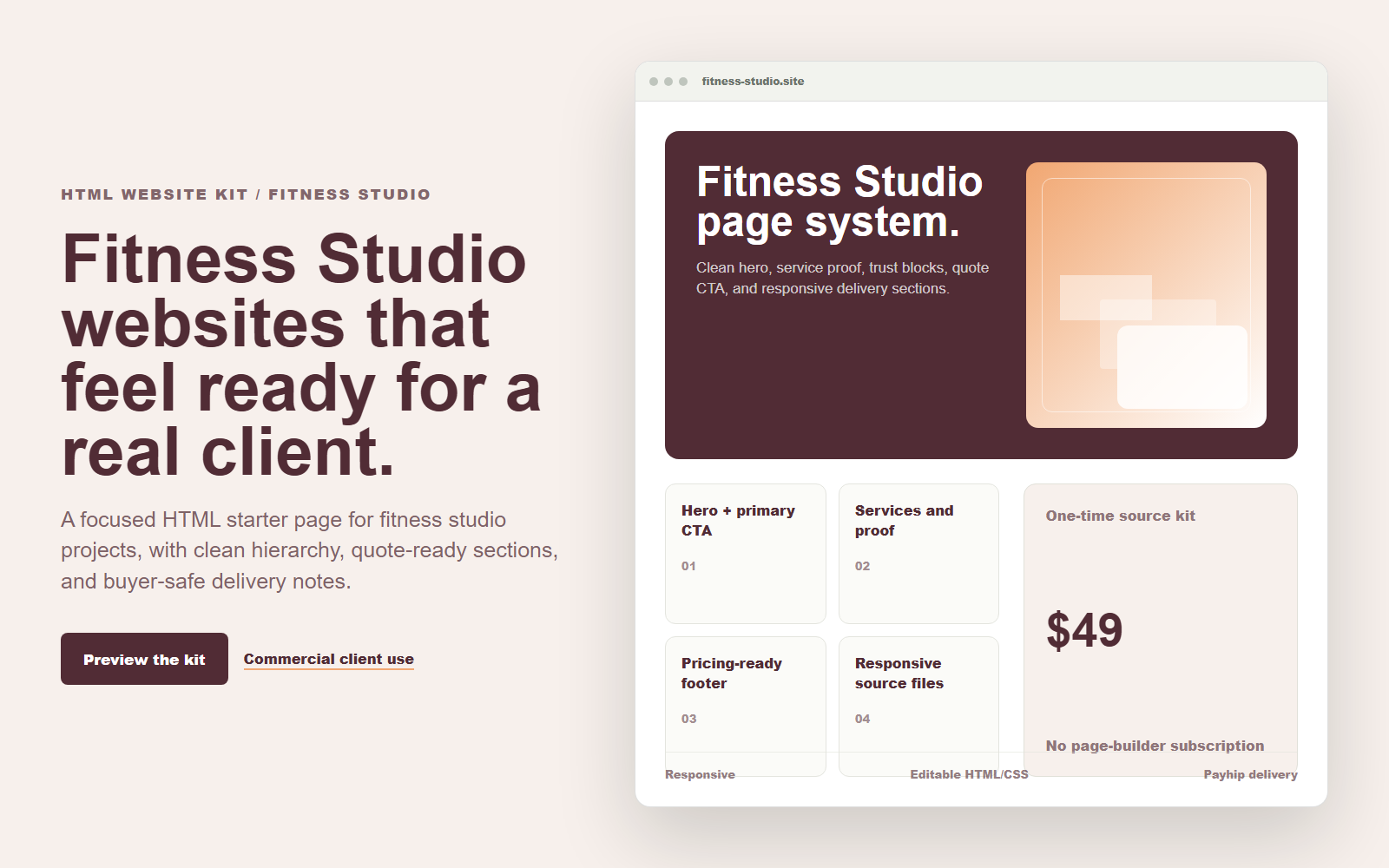 Local Service Agency Starter Pack - 10 HTML Templates desktop and mobile preview