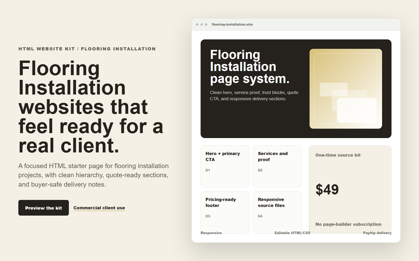 Local Service Agency Starter Pack - 10 HTML Templates desktop and mobile preview