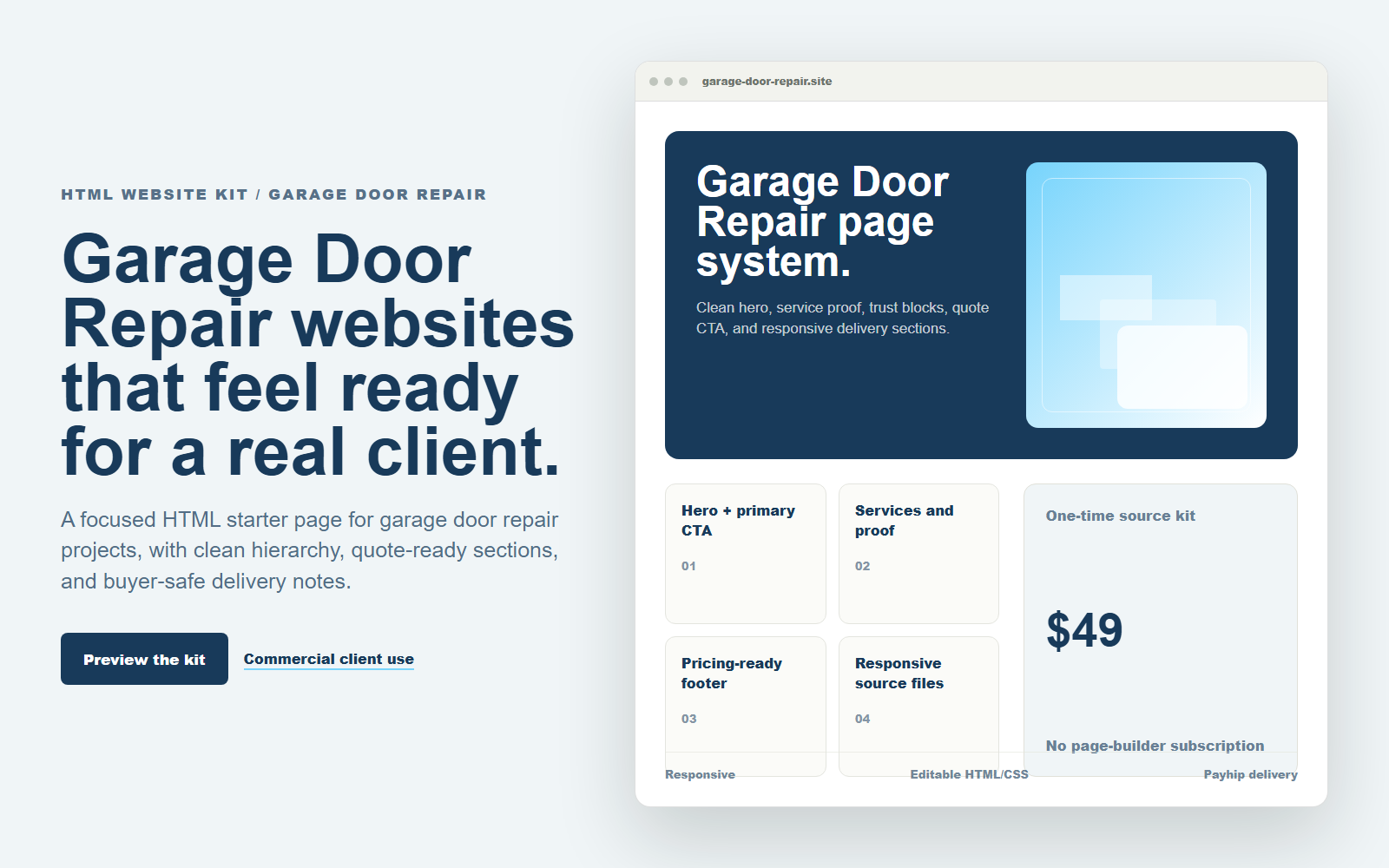 Local Service Agency Starter Pack - 10 HTML Templates desktop and mobile preview