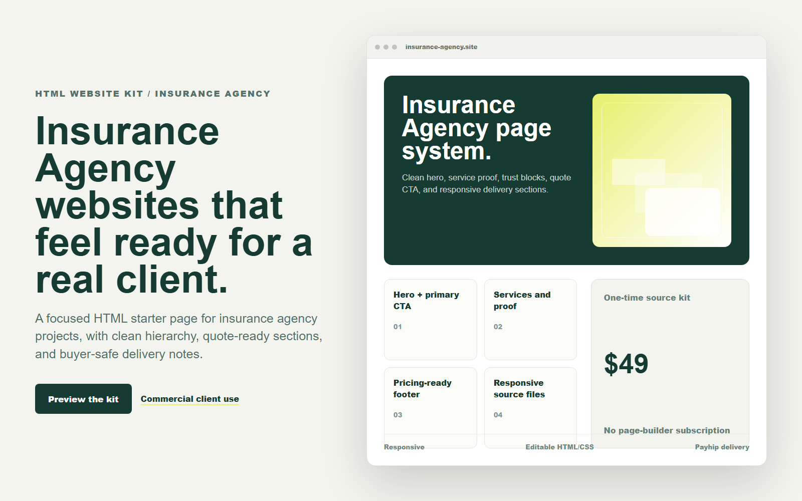 Local Service Agency Starter Pack - 10 HTML Templates desktop and mobile preview