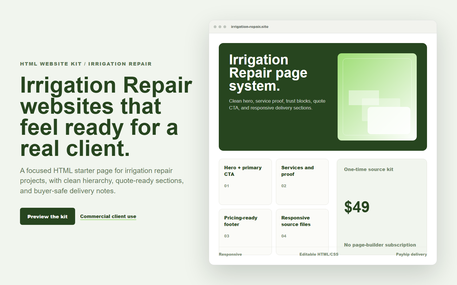 Local Service Agency Starter Pack - 10 HTML Templates desktop and mobile preview