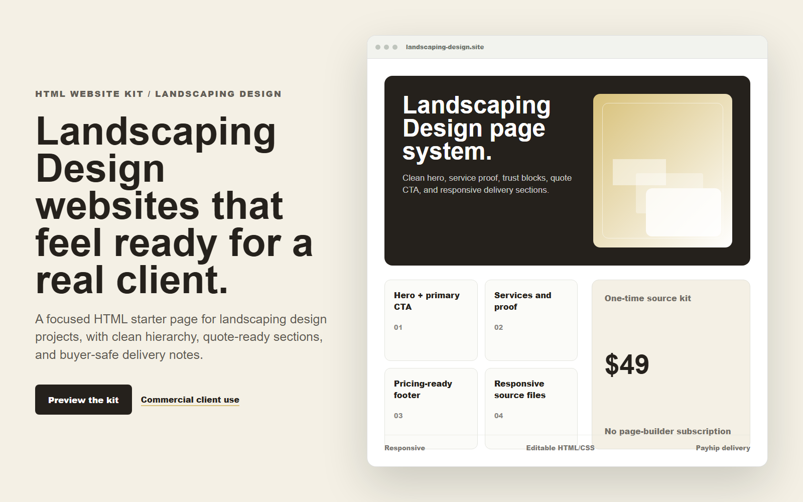 Local Service Agency Starter Pack - 10 HTML Templates desktop and mobile preview