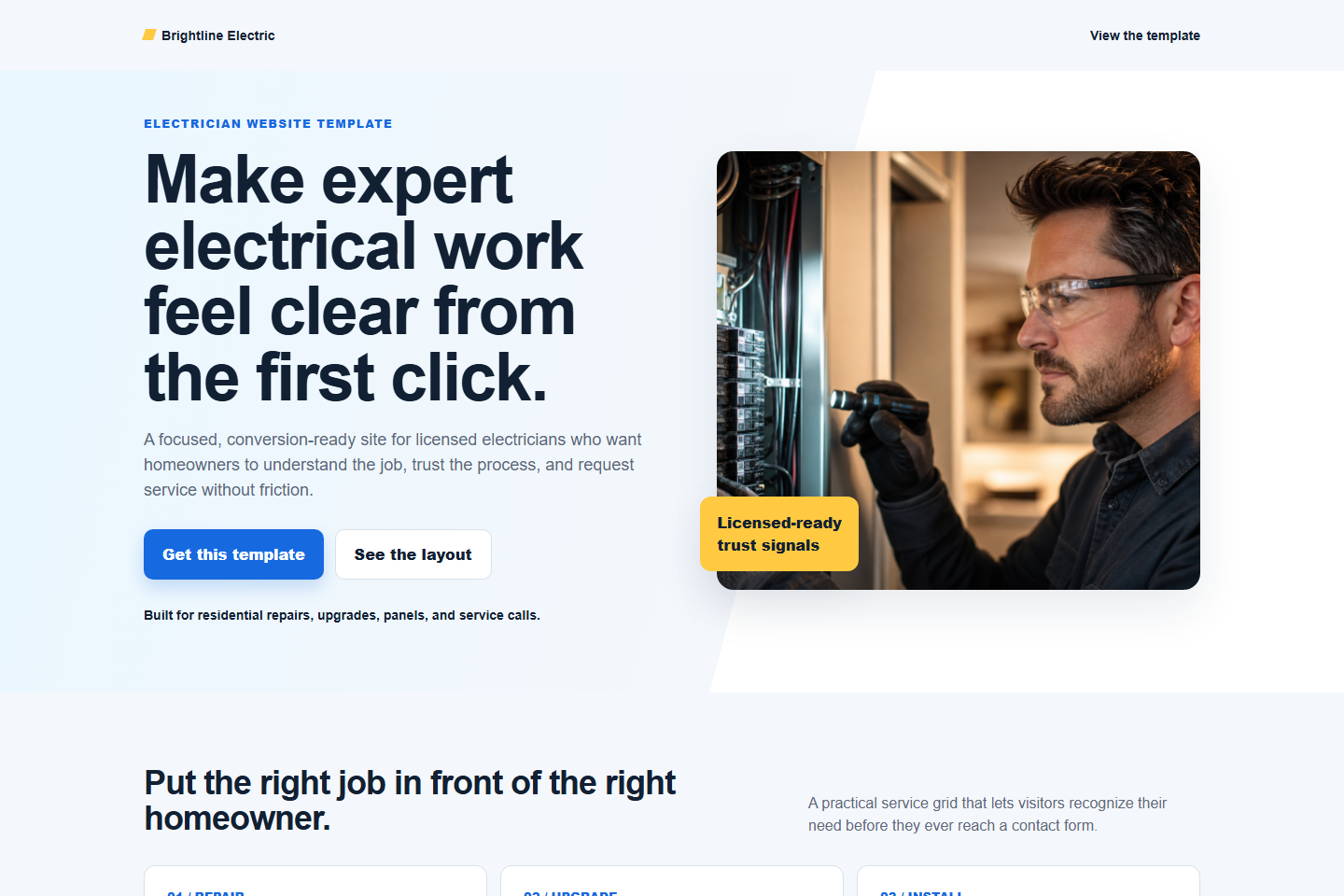 Local Service Agency Starter Pack - 10 HTML Templates desktop and mobile preview