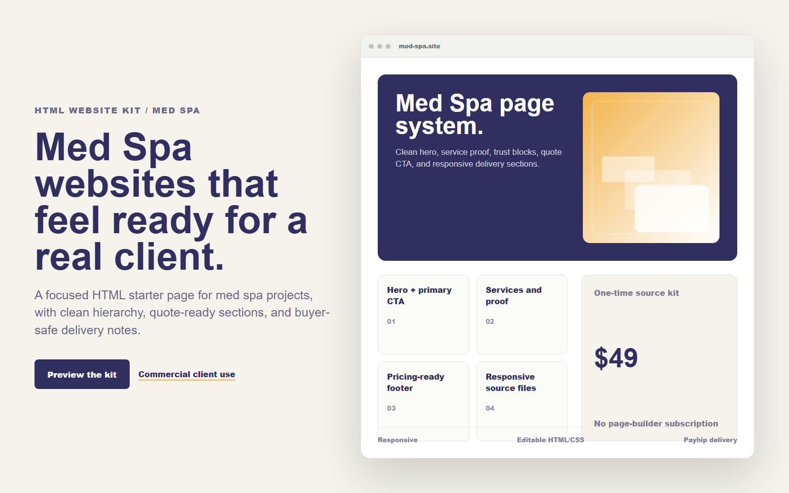 Local Service Agency Starter Pack - 10 HTML Templates desktop and mobile preview