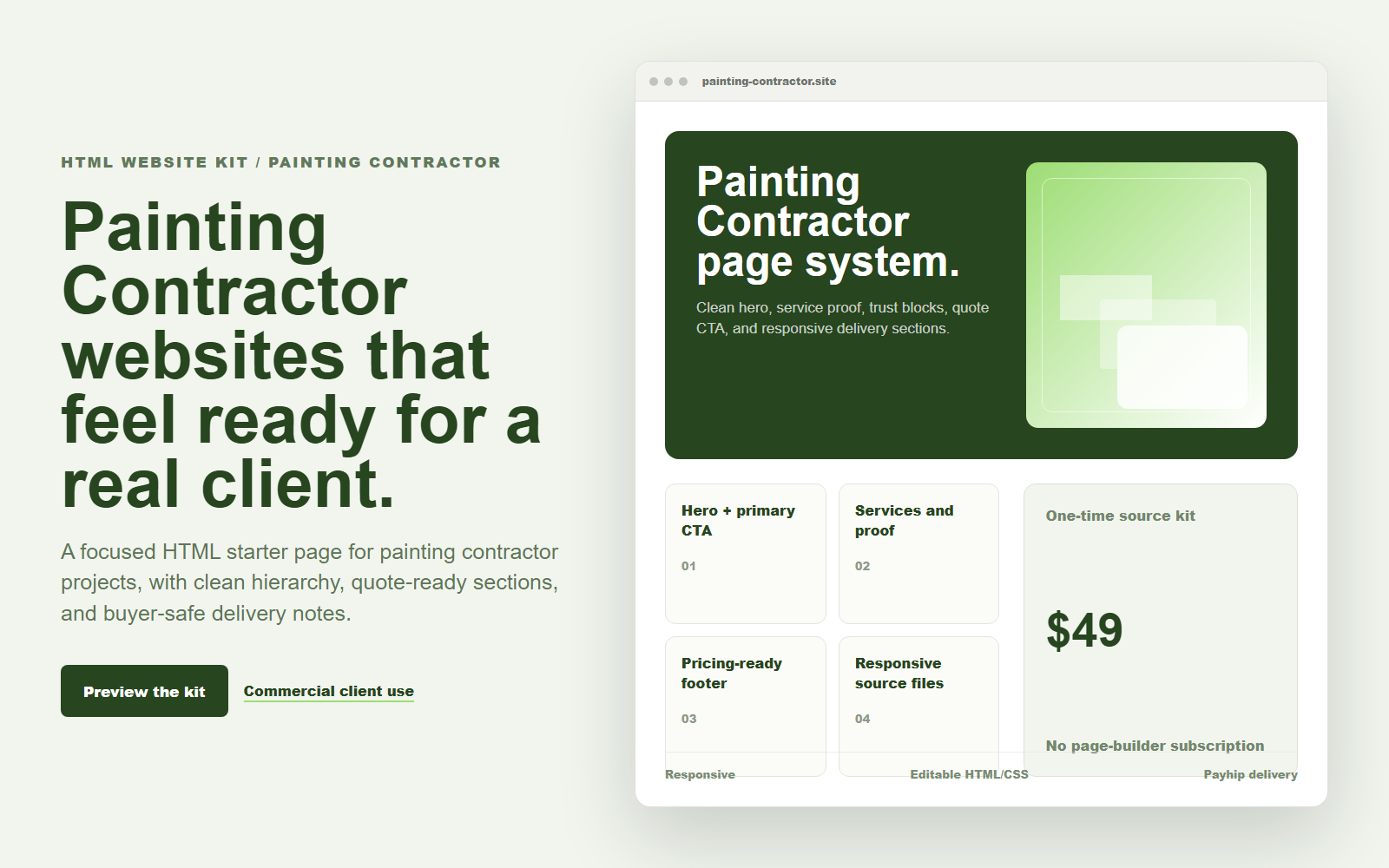 Local Service Agency Starter Pack - 10 HTML Templates desktop and mobile preview