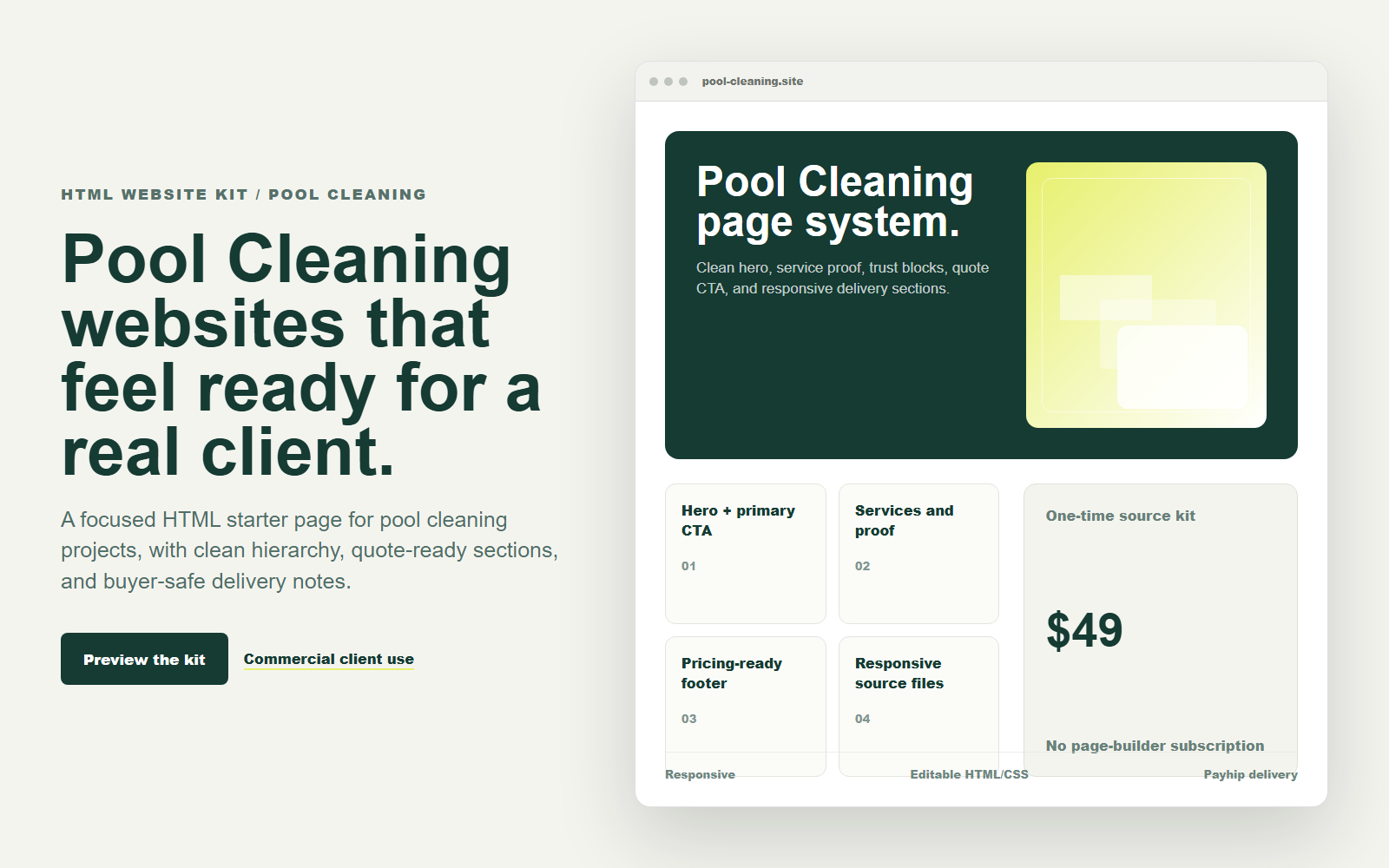 Local Service Agency Starter Pack - 10 HTML Templates desktop and mobile preview