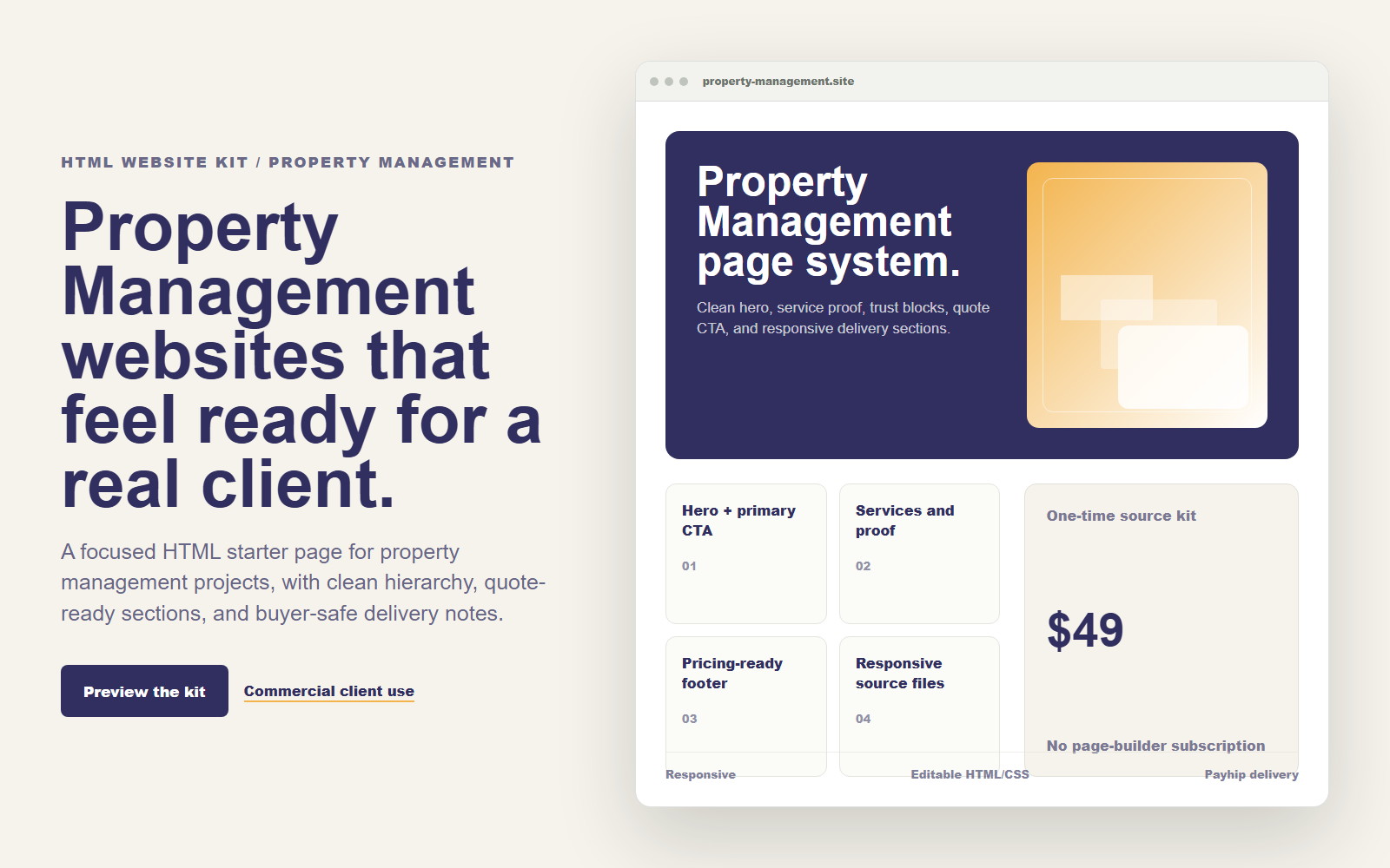Local Service Agency Starter Pack - 10 HTML Templates desktop and mobile preview