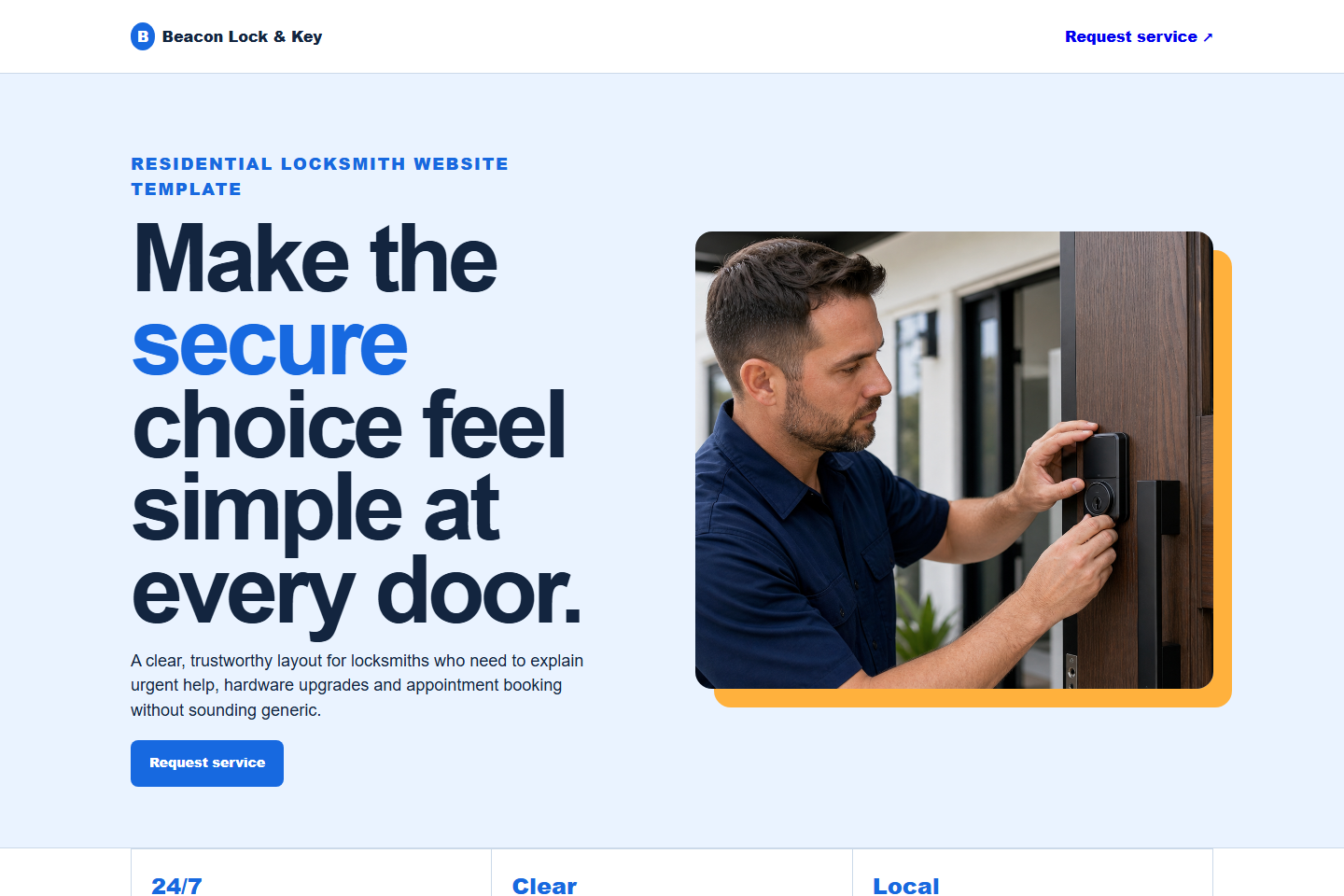 Local Service Agency Starter Pack - 10 HTML Templates desktop and mobile preview