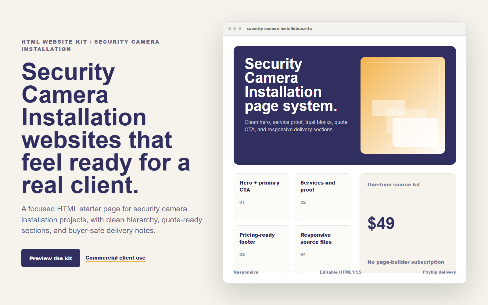 Local Service Agency Starter Pack - 10 HTML Templates desktop and mobile preview
