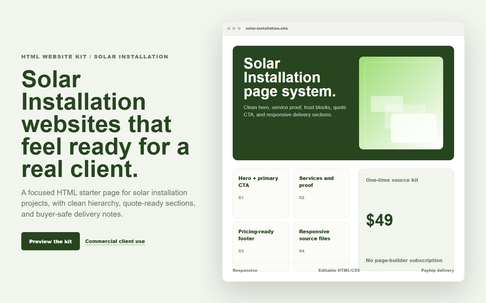 Local Service Agency Starter Pack - 10 HTML Templates desktop and mobile preview
