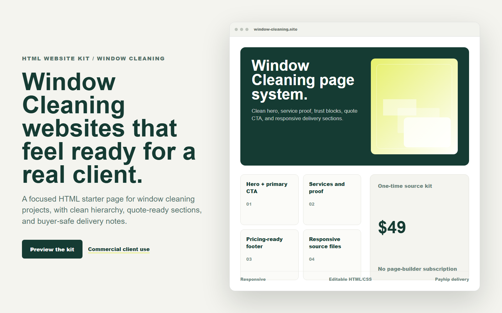 Local Service Agency Starter Pack - 10 HTML Templates desktop and mobile preview